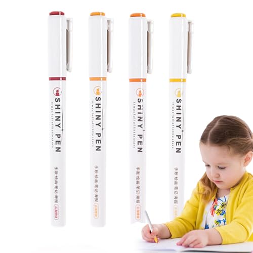 ARIOU Textmarker-Marker – Vielseitiger Textmarker, funkelnde Marker, geruchlos, niedlich, schnell trocknend, Textmarker für Kinder, Notizen, Zeichnungen, Anfänger-Poster von ARIOU