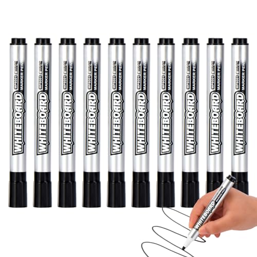 ARIOU Whiteboard-Marker, 10 trocken abwischbare Marker für Kinder, wasserfest, nass abwischbar, Whiteboard-Stifte, wasserfest, lichtbeständig, abwischbare Marker von ARIOU