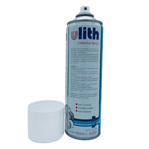 ARLI Set: Ulith Lecksuchspray 400ml – Leckfinder-Spray für Gas- und Druckluftleitungen, Korrosionsschutz, biologisch abbaubar von ARLI