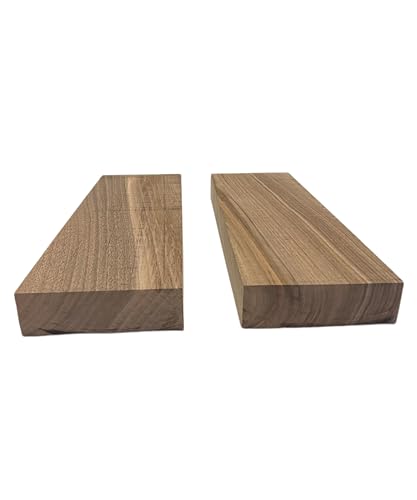 ARMLAZER Walnussholzstab, weiß aus Walnussholz, vierseitig gehobelt Walnussholzstab, dunkles weißes Holz für DIY-Produkt (2 Stück 3x10x30) von ARMLAZER