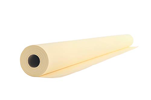 AROBA 24x Airlaid Tischdeckenrollen (Beige, 1,2 m x 24 m) - Stoffähnliche Tischdecke - Hochwertige Tischtuchrolle für Hotel, Catering, Geburtstag, Restaurants, Kommunion, Taufe von AROBA