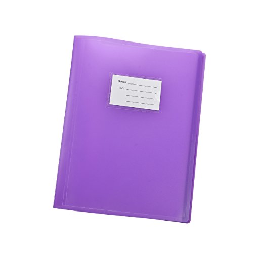 Arpan A4 Sichtbuch Ordner flexiblen Abdeckung Portfolio - 104 Taschen 208 / Seiten - Purple von ARPAN