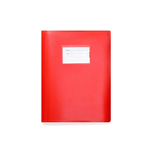 Arpan Präsentationsmappe mit 104 Hüllen, A4, 208 Seiten, flexibler Einband, Rot, 1 Stück von ARPAN