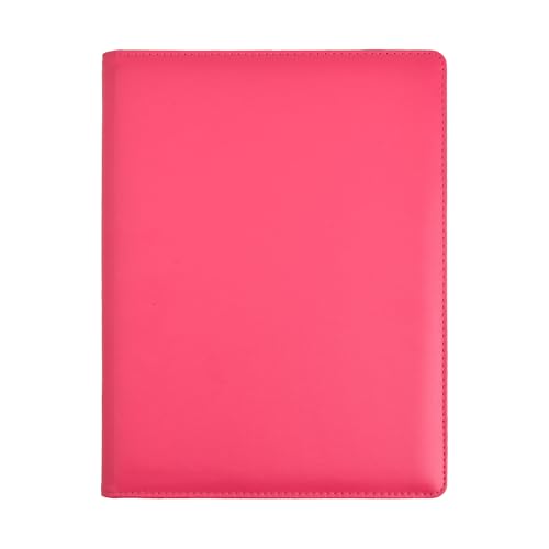 Arpan Professionelles Präsentationsbuch, A4, 24 Taschen (48 Seiten) Portfolio-Ordner für Schule, Uni, Profis, Business, Einzelpersonen (Hot Pink) von ARPAN