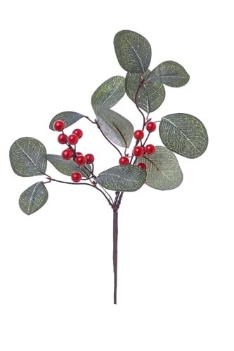 ARPIMEX Ranke Weihnachten Beeren Eukalyptus 35 cm Rot und Grün von ARPIMEX