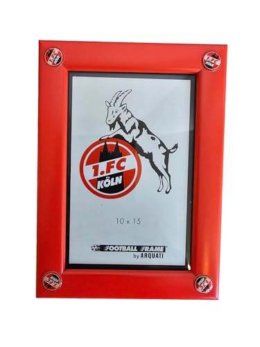 ARQUATI 1.FC Köln Holz-Bilderrahmen mit offiziellem Vereinslogo (1.FC Köln, 10x15) von ARQUATI