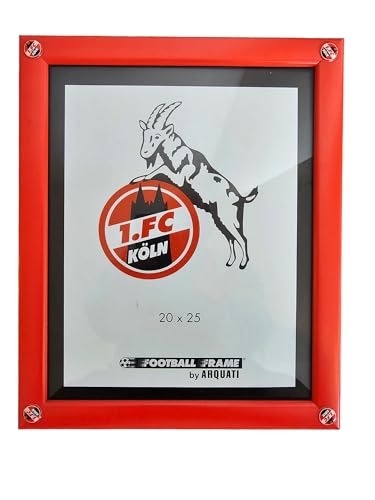 ARQUATI 1.FC Köln Holz-Bilderrahmen mit offiziellem Vereinslogo (1.FC Köln, 20x25) von ARQUATI