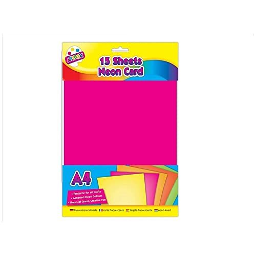 15 Blatt A4 Neon Karten von ART BOX