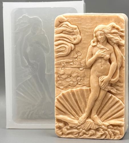 ARTCRAFTMOLDS Geburt der Venus Silikonform für Seife, Ton, Gips, Wachs, Harz von ARTCRAFTMOLDS