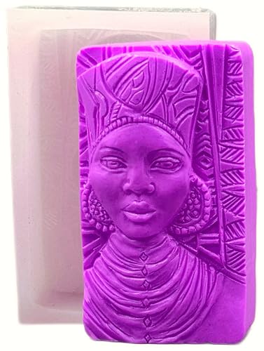 Afrikanische Lady Silikon Form Seife Gips Wachs Harz Ton Fimo von ARTCRAFTMOLDS