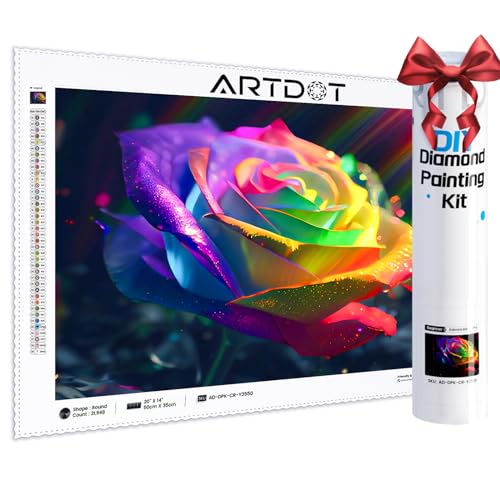 ARTDOT Lizenzierte 5D Diamond Painting Erwachsene Set, DIY Voll Diamant Painting Bilder für Home Wanddekoration, Diamond Painting Zubehör als Geschenk für Mädchen Frauen Männer Mama Oma, 25 * 35cm von ARTDOT