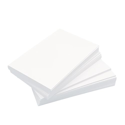 ARTGHJL 80 Blatt Blanko Postkarten A6, 250g/m² Grußkarten Blanko Karten, Weiße Karteikarten, Perfekt zum kreativen Basteln, Selbstgestalten, beschriften oder printable Postcards, 14.8 x10.5 mm von ARTGHJL