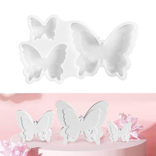 ﻿ ARTGUTS Silikonform Schmetterling, Silikonform Ostern Frühling,Epoxidharz Formen,3D Silikonformen Verwendet für Kerzen,Duftsteine,Seife,Sojawachs und DIY Handwerk von ARTGUTS