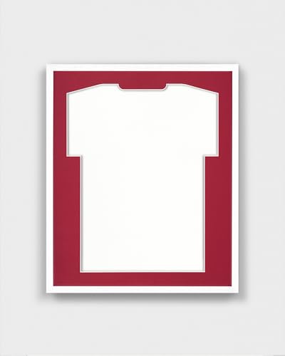 ARTIS Trikotrahmen BASIC - Bilderrahmen für Trikot 52,5x62,5x3 cm - Objektrahmen für echte Fußballfans - Weiß Rahmen für trikot - Bilderrahmen für Fußballtrikot Holz von ARTIS MATEUSZ MATUSZYK