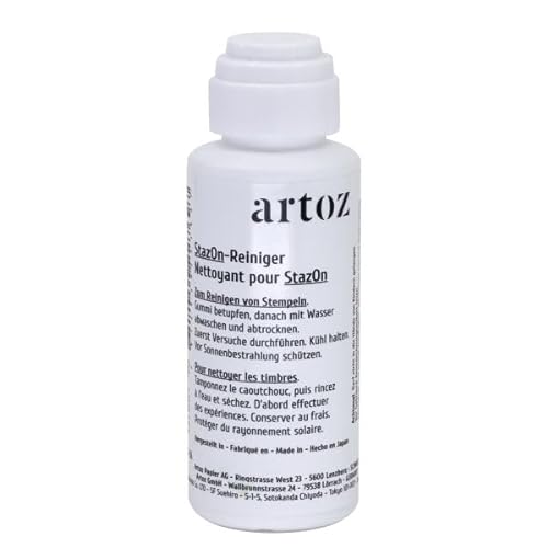 Artoz Stempelreiniger StazOn – 56 ml – zum Reinigen von Stempeln – geeignet für wasserfeste Farbe von ARTOZ
