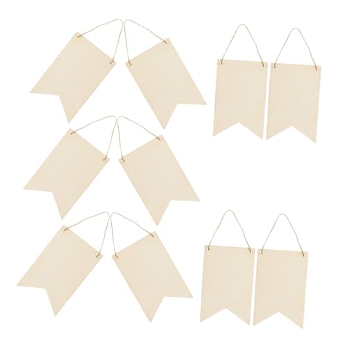 ARTSEWPLY 1 Satz Teiliges Diy Holzschild Flaggenform Unbemalt Blanko Holzplättchen Basteln Holzplatten Zum Bemalen Und Beschriften Für Dekoration Und Geschenke 10 Stück ARTSEWPLY 1 Satz Teiliges Diy Holzschild Flaggenform Unbemalt Blanko Holzplättchen Basteln Holzplatten Zum Bemalen Und Beschriften Für Dekoration Und Geschenke 10 Stück von ARTSEWPLY