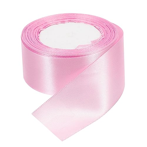 ARTSEWPLY 1stk Verpackungsband Weihnachtsband Zum Verpacken Samtband Hochzeit Sackleinenband Grünes Band Seidenbänder Band Umwickeln Lackiert Band Schärpe Dreiecksgarn Aus Polyester Rosa von ARTSEWPLY