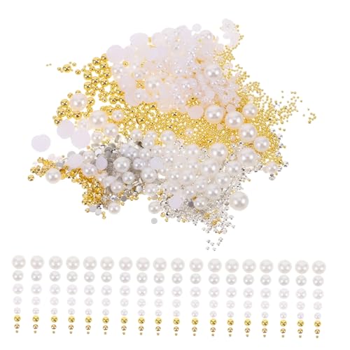 ARTSEWPLY 3 Boxen Nail Charms Runde Perlen Flache Rückseite Nailart Schmuck Für Frauen DIY Nageldesign Zubehör Halbrunde Kunststoffperlen Nagelverzierung ARTSEWPLY 3 Boxen Nail Charms Runde Perlen Flache Rückseite Nailart Schmuck Für Frauen DIY Nageldesign Zubehör Halbrunde Kunststoffperlen Nagelverzierung von ARTSEWPLY
