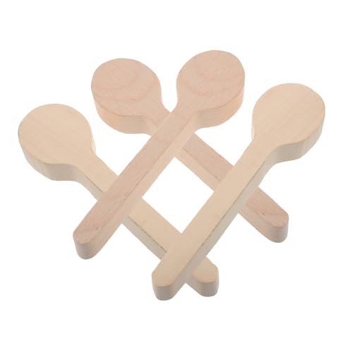 ARTSEWPLY 4 Teiliges Holzlöffel Formset Vintage Küchenutensilien Schnitzen Von Holzlöffeln Holz Bastelbedarf Unfertiges Holzlöffel Set Schnitzwerkzeuge Für Holz Holzlöffel Rohlinge von ARTSEWPLY