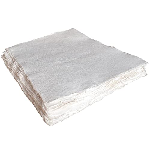 Artway INDIGO - Hadernpapier 500 g/m² - handgeschöpft - 100% Baumwolle - mittelraue Textur - A4 von ARTWAY