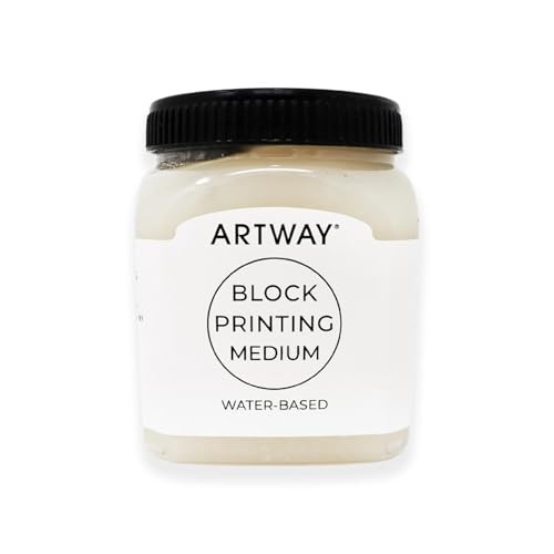 Artway Premium Blockdruckmedium - 250ml - Ideal für Relief, Block und Linoldrucke von ARTWAY