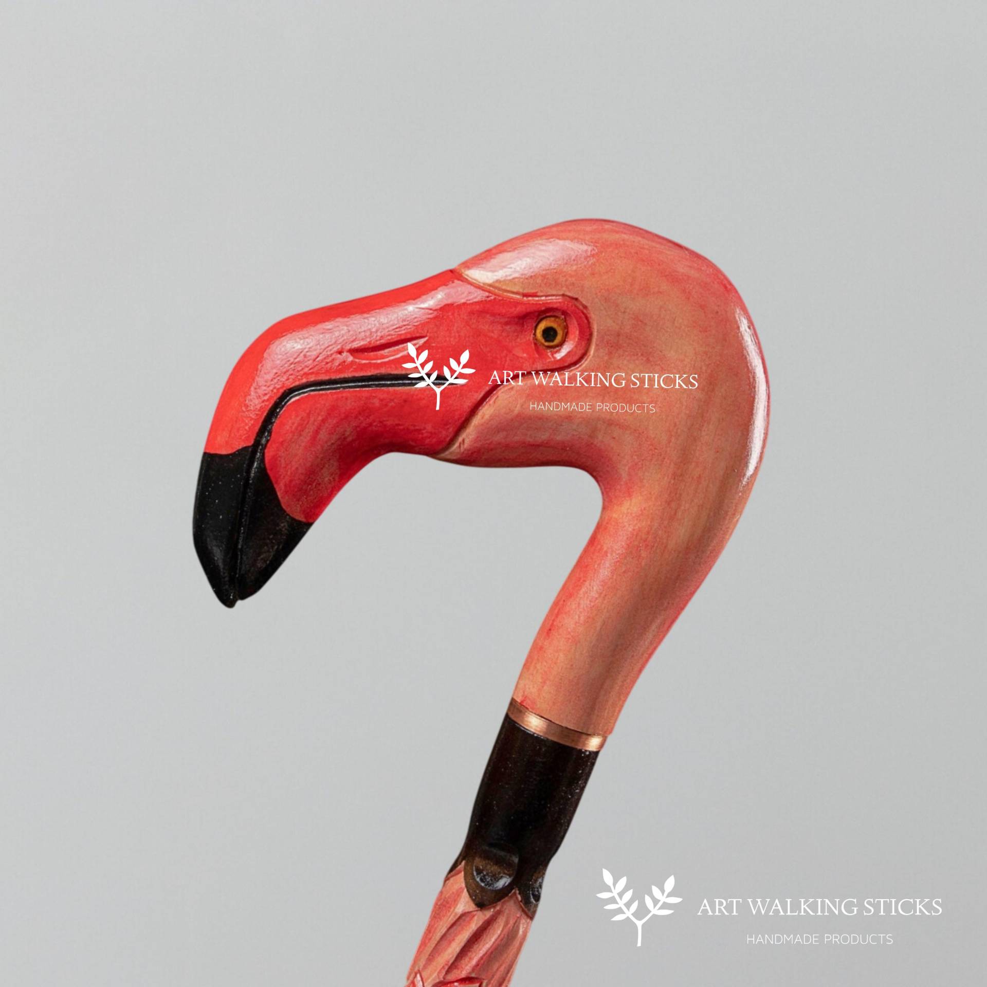 Holz Geschnitzte Gehstöcke Für Frauen, Flamingo Gehstock Valentinstag Geschenke von ARTWalkingSticks