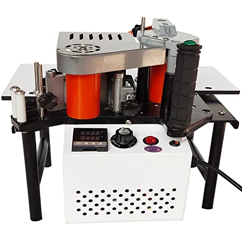 ARWIC Benchtop Edge Banding Machine, 1200W Double Side Woodworking Edge Banding Machine Wood PVC Edge Bander for with Straight and Arc Edges von ARWIC