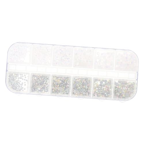 ASAKKURA 1 Box Glänzende Flatbacks Strasssteine Für Nagelkunst Diamant Nägel DIY Nagelornamente Für Anfänger Perfekt Für Kreative Designs Und Dekorationen Verschiedenen Farben von ASAKKURA