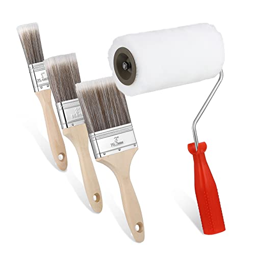 ASAKKURA 1 Satz Malerrollen Malerrolle Farbroller Zum Streichen Von Wänden Miniaturfarbe Farbe Für Acrylmalerei Detailpinsel Blush Pinsel Paint Roller Rougepinsel Pastelle Blush Brush von ASAKKURA