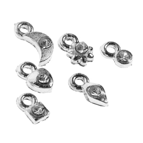 ASAKKURA 2Sätze Baumeln Nagelkunst Charms DIY Nagelschmuck mit Bohrwerkzeug für Nagelverzierungen Silberfarben Maniküre und Designs ASAKKURA 2Sätze Baumeln Nagelkunst Charms DIY Nagelschmuck mit Bohrwerkzeug für Nagelverzierungen Silberfarben Maniküre und Designs von ASAKKURA