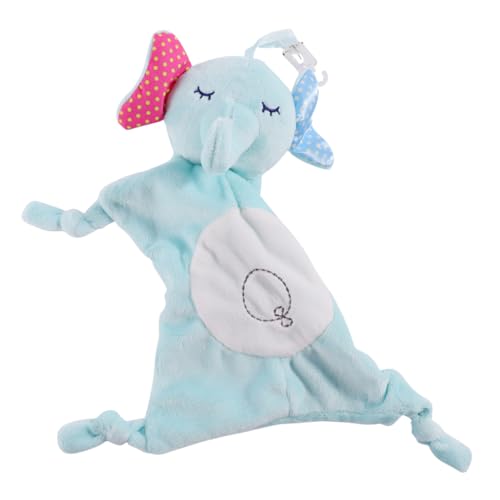 ASAKKURA Beruhigendes Kuscheltuch Für Babys Und Kleinkinder Weich Und Flauschig Elefantenmuster Ideal Für Und Kuschelzeit Perfektes Für Jungen Und Mädchen von ASAKKURA