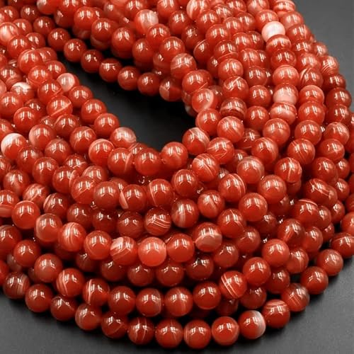 Karneol-Perlen zur Schmuckherstellung, 6 mm, lose Edelsteine, Steinperlen, 116 Stück Karneol-Perlen zur Schmuckherstellung, 6 mm, lose Edelsteine, Steinperlen, 116 Stück von ASDJHFABKY