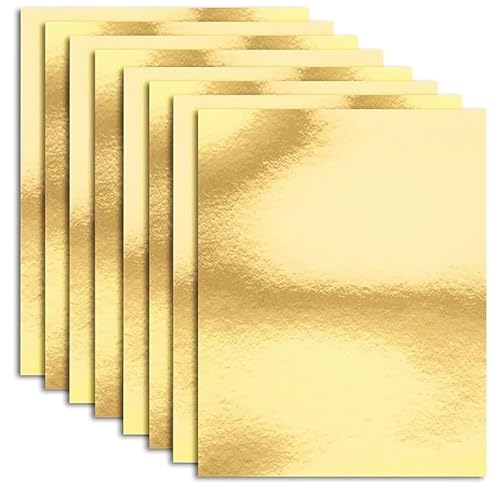 ASENME Farbiger Karton, A3-Format – 250 Gramm Farbkarton A3 Karton (Golden, A3 / 8 Einheiten) von ASENME