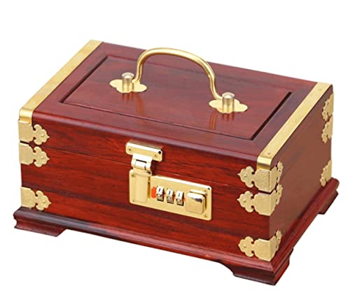 Schmuckaufbewahrung Holz Schmuckschatulle Schmuck Hand Schmuck Kombinationsschloss Aufbewahrungsbox Hochzeit Aufbewahrungsbox Mit Spiegel Schmuck Aufbewahrungsbox Schmuckschatulle Schmuckschrank von ASHSDI