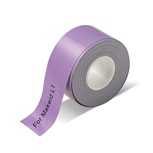 Qutie Gewidmet Etiketten Selbstklebend - 15mm Wasserdicht Anpassen Klebeetiketten - Kompatibel Mit PRT Qutie/Makeid L1 - Drucken Sie Barcode, Name, Datum, Preis usw - Violett von ASHYLE