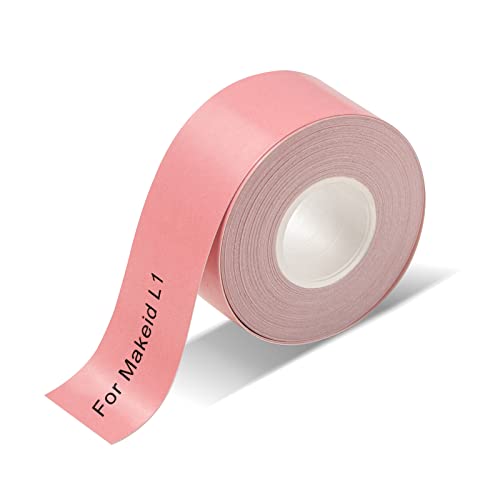 Qutie Gewidmet Etiketten Selbstklebend - 15mm Wasserdicht Anpassen Klebeetiketten - Kompatibel Mit PRT Qutie/Makeid L1 - Drucken Sie Barcode, Name, Datum, Preis usw - Rosa von ASHYLE