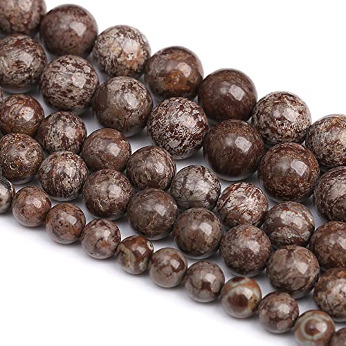6 mm, 60 Stück, Naturstein, braun, Schneeflocke, Jaspis, Obsidian, lose Perlen für Schmuckherstellung, DIY-Armbänder 6 mm, 60 Stück, Naturstein, braun, Schneeflocke, Jaspis, Obsidian, lose Perlen für Schmuckherstellung, DIY-Armbänder von ASKFNASDKMFN