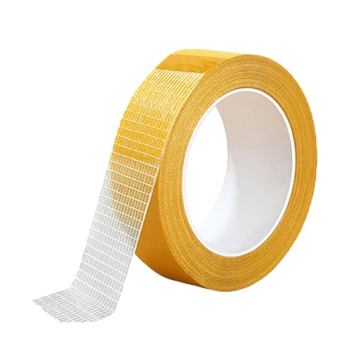 ASQFJMHP Doppelseitiges Klebeband, universelles doppelseitiges, ultrastarkes doppelseitiges Klebeband, Teppichklebeband, transparentes Klebeband, für die Schule zu Hause, im Büro 1pcs 50mm×10m von ASQFJMHP