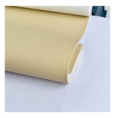 ASZHQUXIUAS Polsterstoff aus Stretch-Kunstleder, PU-Material, Polsterstoff(Khaki 3#,1.37x2m) von ASZHQUXIUAS