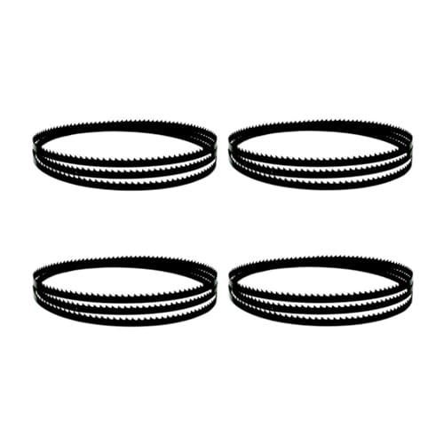 Bandsägeblätter 4er-Pack/Set 2240 x 6,35 x 0,35 mm/88 Zoll x 1/4 Zoll x 0,014 Bandsägeblätter, 4, 6, 10, 14 TPI zur Auswahl, SK5 Carbon-Federstahl-Bandsägeblätter(14 Tpi) von ASZHQUXIUAS