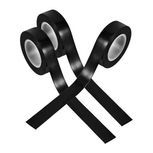 Isolierband, wasserdichtes Reparaturband, Elektrisches Isolierband, 3 Rollen, selbstverschmelzendes Klebeband, schwarzes Mehrzweck-Isolierband, industrielles Isolierband for den Innenbereich von ASZHQUXIUAS
