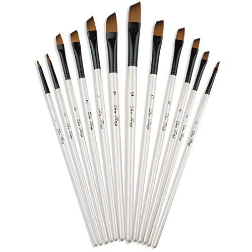 New Paint brushes-1116 12/Set_White angle von ASelected