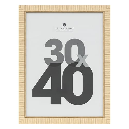 Atmosphera - Fotorahmen thea beige 30x40cm von ATMOSPHERA CREATEUR D'INTERIEUR