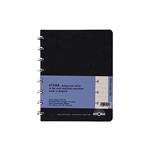 ATOMA Notizbuch A5 COPYbook liniert, auswechselbare Seiten, 72 Für COPYbook von ATOMA