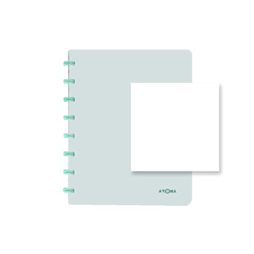 ATOMA Notizbuchsystem - Smooth - A5 - blau - blanco von ATOMA