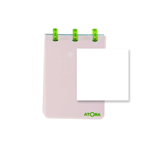 ATOMA Notizbuch System - Smooth - A7 - rosa - blanco von ATOMA