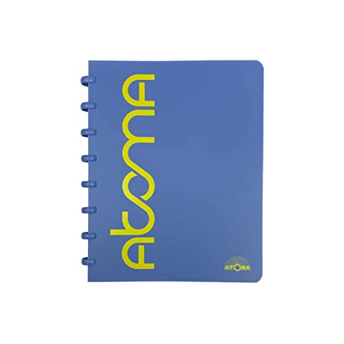 ATOMA Notizbuchsystem - Sorbet - A5 - blau - kariert 5mm von ATOMA