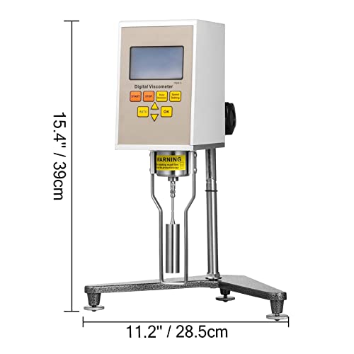 10-1×105 MPA.S Digital-Viskosimeter, NDJ-5S Digital-Rotationsviskositätstester, Digitalanzeige-Rotationsviskosimeter, Tester-Messgerät, Genauigkeit, tragbares Flüssigkeitsviskosimeter(NDJ-5S,Pologne) von AUBEST