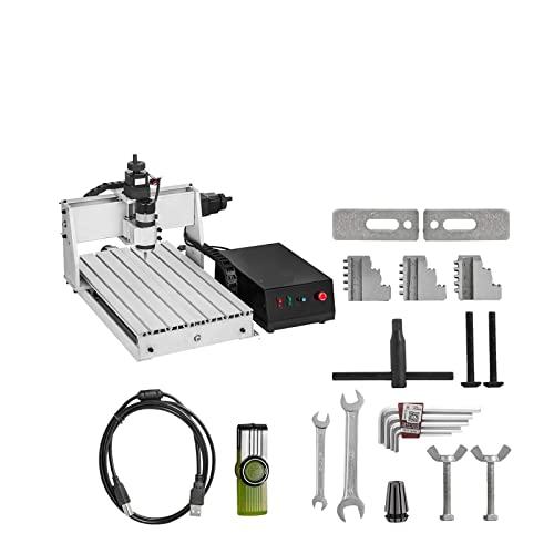 AUBEST 3/4-Achsen-CNC-Fräser 6040/3040/3020 Gravierer USB-Port-Fräsen Graviermaschine PVC 3D-Carving-Holzbearbeitungsmaschine(3 Axis CNC 3040) von AUBEST