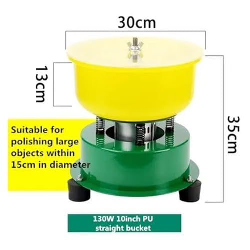 Schmuckpolierer, Jade-Schmuck-Vibratspoliermaschine und Wachsmaschine for Entfernen von Metallgraten und Reinin von Metalloberflächenflecken(10 inches) von AUBEST